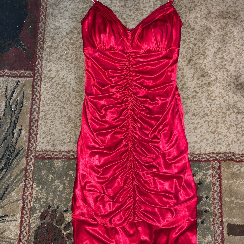 Red dress